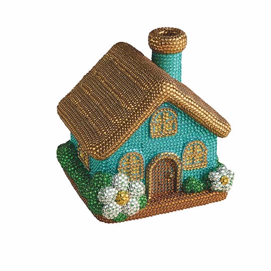 4.75" Cottage 3D LED Diamond Art Kit by Make Market®